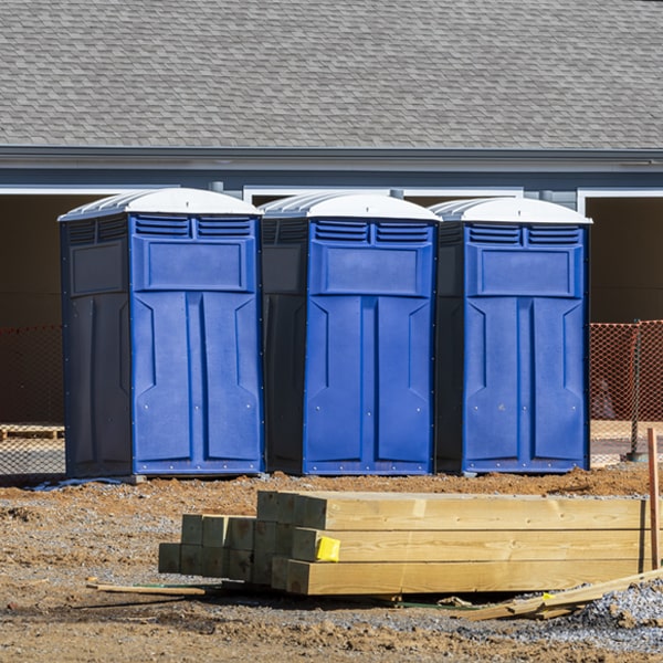 what is the cost difference between standard and deluxe portable restroom rentals in Hartford IL